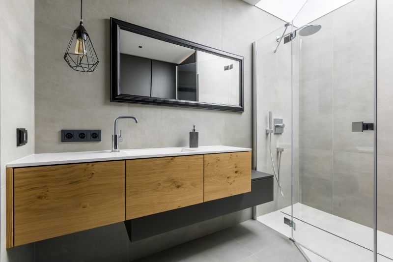 Floating Vanity and Minimalist Fixtures